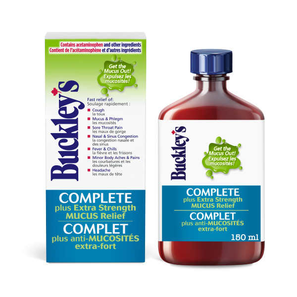 Box of Buckley's Complete + Mucus